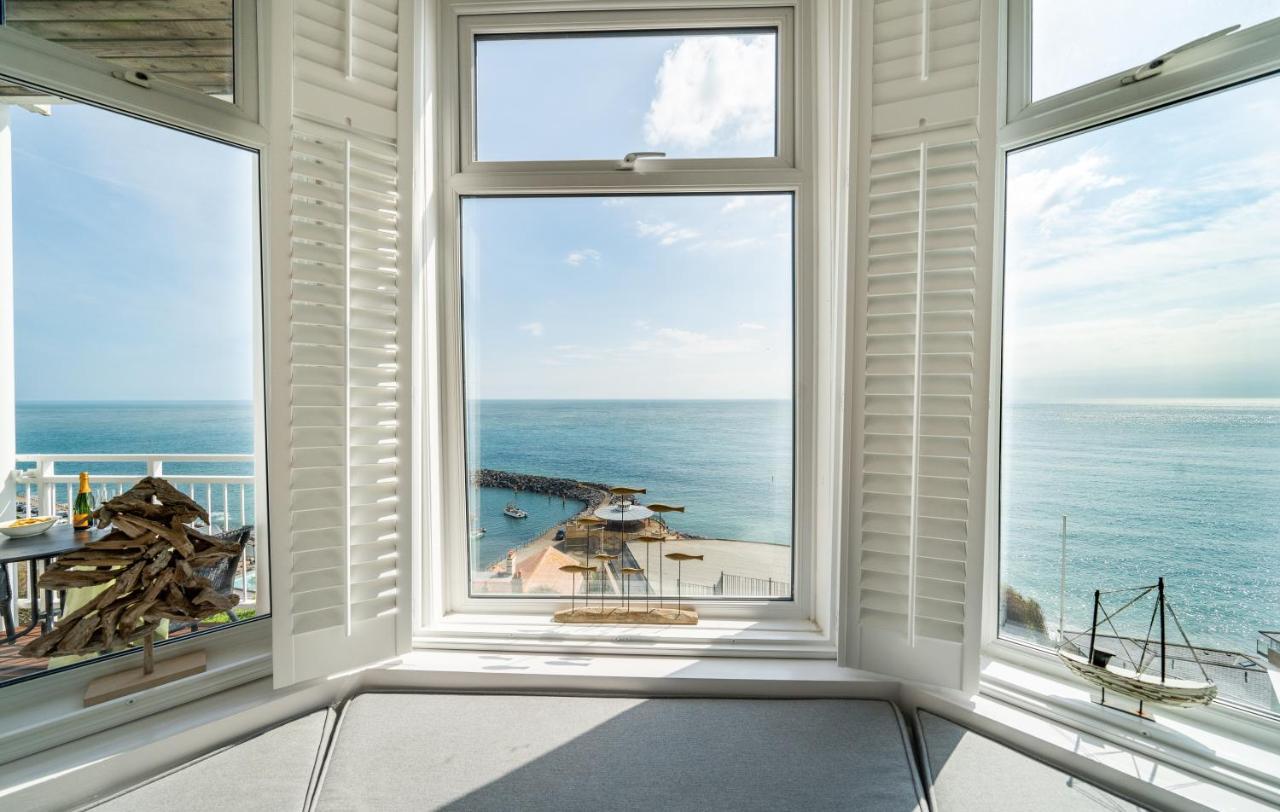 Stunning Sea Views Ventnor Apartment Exterior foto